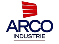 Logo de Arco Industrie, aliado estratégico de Dinova en dotación para muelles industriales en Colombia: puertas, abrigos, sellos y plataformas niveladoras.